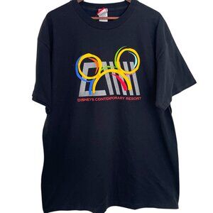 Vintage 90s Mickey Inc Disney Contemporary Resort T Shirt XL Deadstock W/ Tags